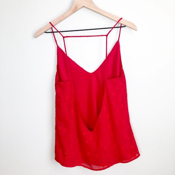 By The Way Open Back Strappy Star Top Red - Picture 6 of 6